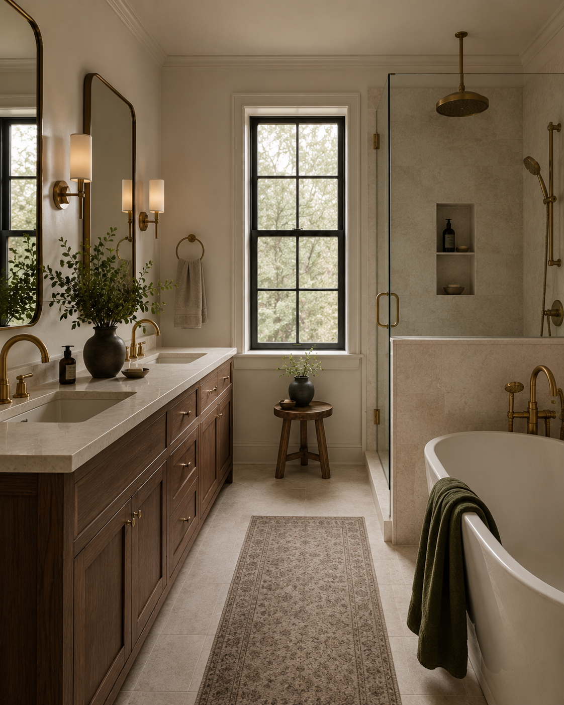 Elegant kitchen and bath materials representing kitchen and bath design